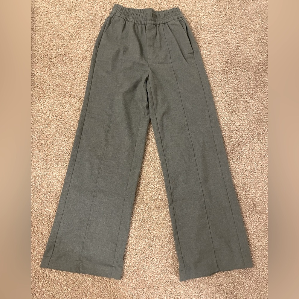GAP Charcoal Elastic Waist Trousers